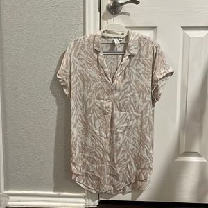 Zebra Silk Top